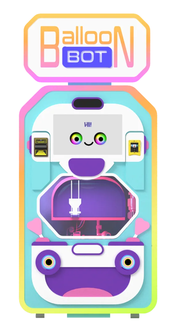 Sweet Robo Balloon Bot vending machine