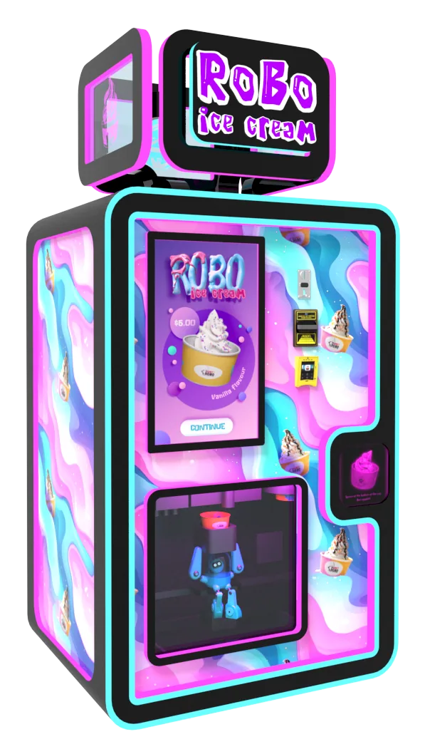 Sweet Robo Robo Ice Cream vending machine