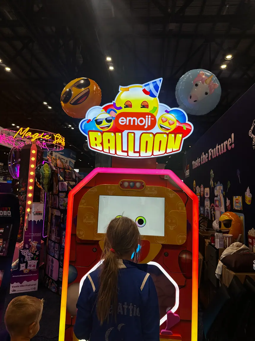 Sweet Robo machine at a theme parks & attractions venue